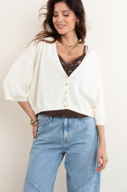 ba&sh |  Sweater with button detail Braha | natural | Picture 9