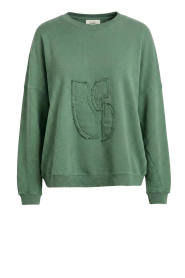 ba&sh |  Sweater with logo Maya | green