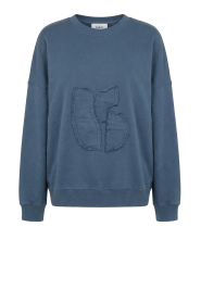 ba&sh |  Sweater with logo Maya | dark blue | Picture 1