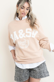 ba&sh |  Sweater with logo Benjamin | natural | Picture 5