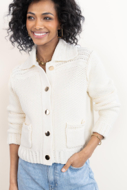 ba&sh :  Knitted cardigan Federica | natural - img6