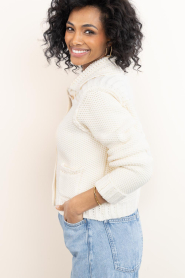 ba&sh :  Knitted cardigan Federica | natural - img7