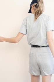 ba&sh |  T-shirt with logo Ioni | grey | Picture 6