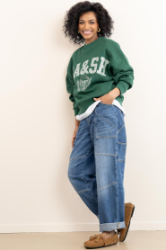 ba&sh :  Worker jeans Moyce | blue - img3