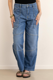 ba&sh |  Worker jeans Moyce | blue | Picture 5