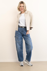 ba&sh |  Worker jeans Moyce | blue | Picture 3