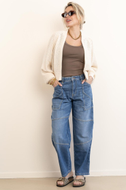 ba&sh |  Worker jeans Moyce | blue | Picture 2
