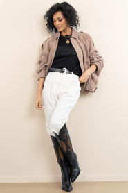 ba&sh :  Leather belt Brad | black - img2