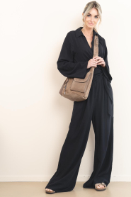 ba&sh |  Suede crossbody bag Youyou | taupe | Picture 4