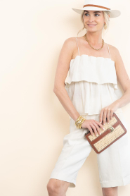 ba&sh |  Raffia clutch Youyou | natural | Picture 3