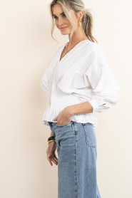 Copenhagen Muse |  Tailored top Poplin | White | Picture 7