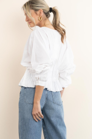 Copenhagen Muse |  Tailored top Poplin | White | Picture 9