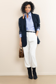 Copenhagen Muse :  Lyocell blouse Molly | blue - img3