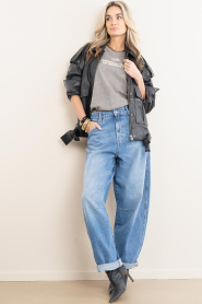 Copenhagen Muse |  Boxy t shirt with print Muse | grey | Picture 3