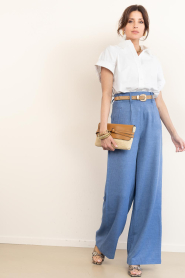 Janice |  Poplin blouse Yaro | white | Picture 8