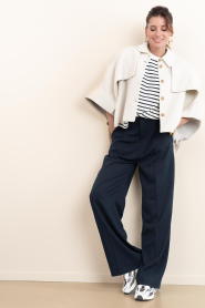 Janice |  Striped soft sweater Aiden | white | Picture 3