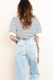 Janice :  Striped sweater Corey | white - img8