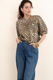 Janice |  Sweater with leopard print Corey | animal print | Picture 4