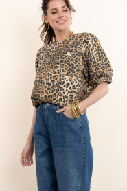 Janice |  Sweater with leopard print Corey | animal print | Picture 5
