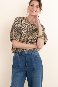 Janice |  Sweater with leopard print Corey | animal print | Picture 7