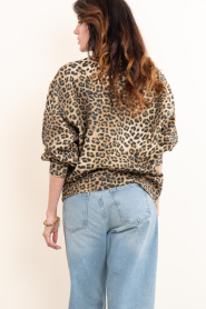 Janice |  Oversized sweater with leopard print Oliver | animal print | Picture 8