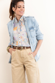 Janice :  Denim jacket with pockets Dwayne | blue - img8
