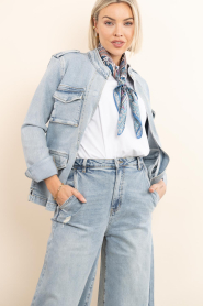 Janice :  Denim jacket with pockets Dwayne | blue - img9