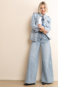 Janice :  Denim jacket with pockets Dwayne | blue - img4