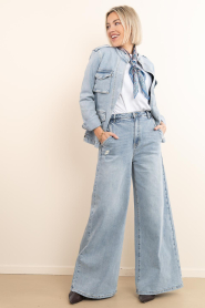 Janice :  Denim jacket with pockets Dwayne | blue - img10