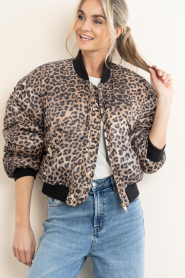 Janice :  Bomber jacket with leopard print Lexx | animal print - img2