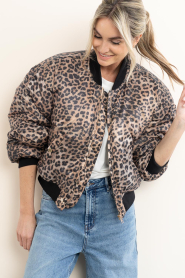 Janice :  Bomber jacket with leopard print Lexx | animal print - img5