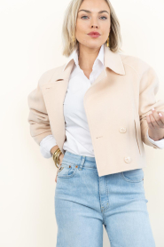 Janice |  Cashmere mix coat Floyd | peach | Picture 2