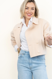 Janice |  Cashmere mix coat Floyd | peach | Picture 4