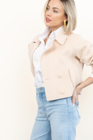 Janice |  Cashmere mix coat Floyd | peach | Picture 6