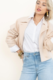 Janice |  Cashmere mix coat Floyd | peach | Picture 7