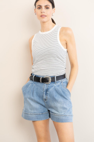 Janice |  Denim short Arthur | blue | Picture 5