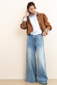 Janice :  Wide leg jeans Dollar | blue - img2