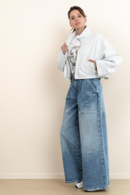 Janice :  Wide leg jeans Dollar | blue - img5