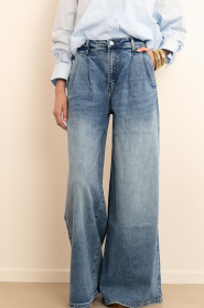Janice :  Wide leg jeans Dollar | blue - img6