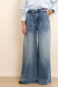 Janice :  Wide leg jeans Dollar | blue - img7
