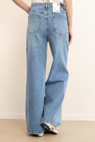 Janice |  High waist wide leg jeans Mason | blue | Picture 7