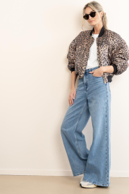 Janice |  High waist wide leg jeans Mason | blue | Picture 2