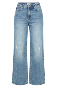 Janice |  Mid waist wide leg jeans Cash | blue | Picture 1