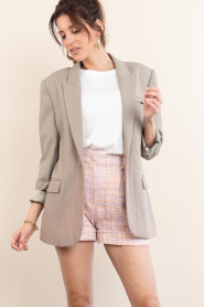 Janice :  Bouclé short Arthur | pink - img8