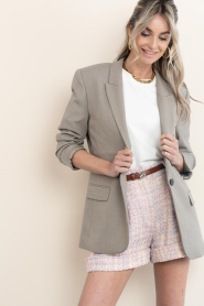 Janice :  Bouclé short Arthur | pink - img2