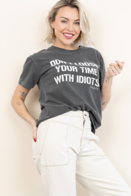 Badits |  T-shirt with print Olympia | grey | Picture 4