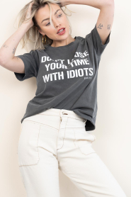 Badits |  T-shirt with print Olympia | grey | Picture 5