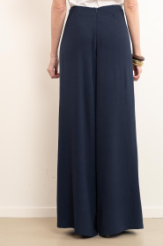 Badits :  Crêpe trousers Moira | blue - img7