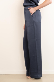 Badits :  Satin wide leg trousers Macarena | grey - img6