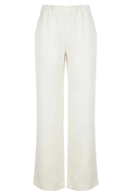 Badits |  Satin wide leg trousers Macarena | natural | Picture 1